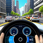 **Immersive Smart City Simulation:** A virtual reality simulation of a smart city, with participants using a smartphone app to solve traffic congestion by analyzing real-time data and designing new transportation systems.