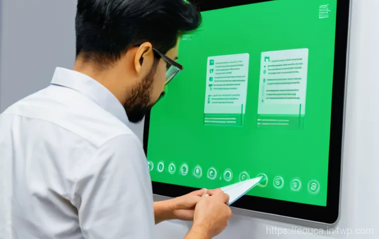 디자인 사고와 기술 혁신의 시너지 - **Seamless Integration of AI and Personalized User Experience:** A person (gender-neutral, wearing s...